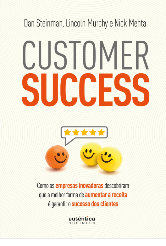 Customer Success book cover — Portuguese edition